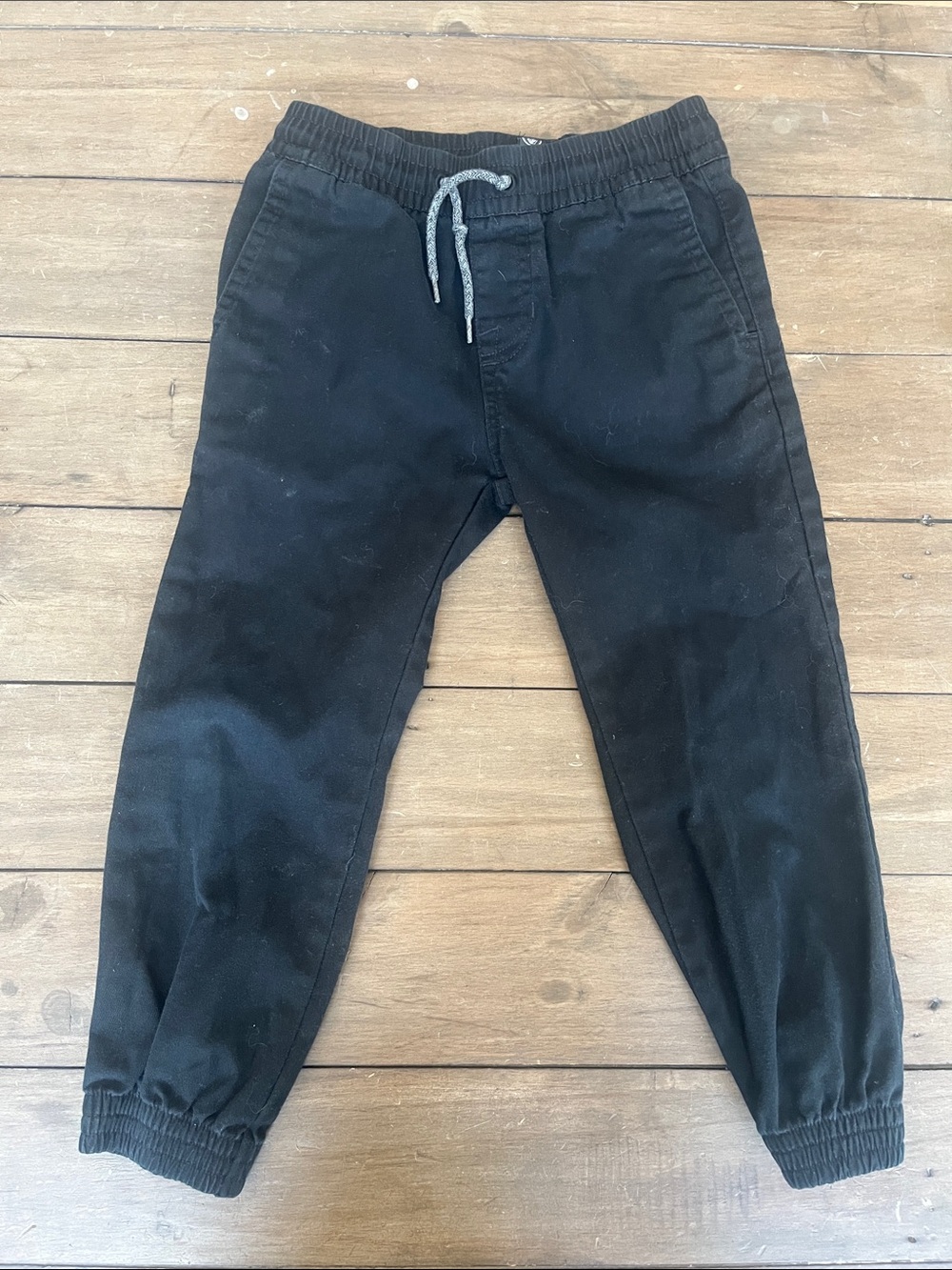 Volcom kids Black Jogger Pants with Elastic Waist